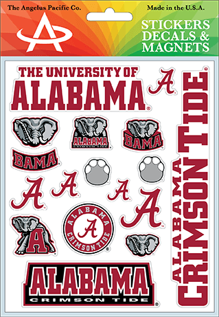 University of Alabama Craft Sticker Sheets