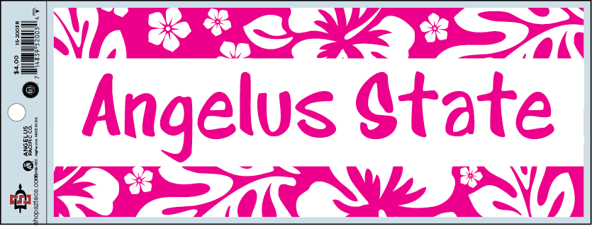 Angelus State Small Name Strip Decal